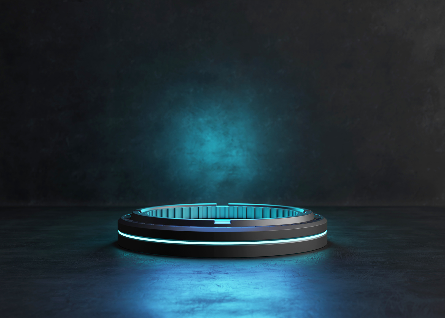 Abstract Background, Futuristic Pedestal